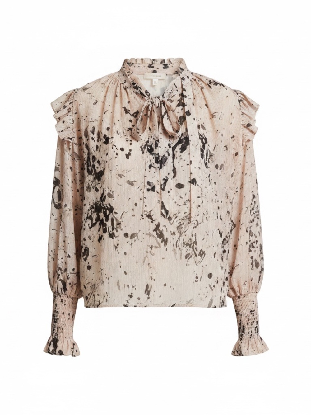 All Saints ✨ Tie Neck Blouse